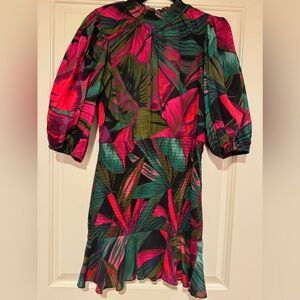 Farm Rio Floral Mini Dress Small